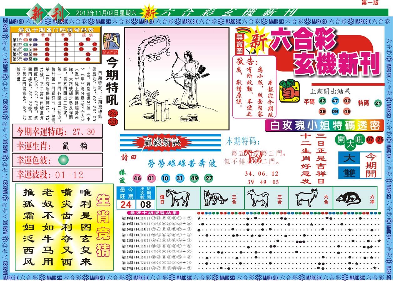 六合彩玄机新刊