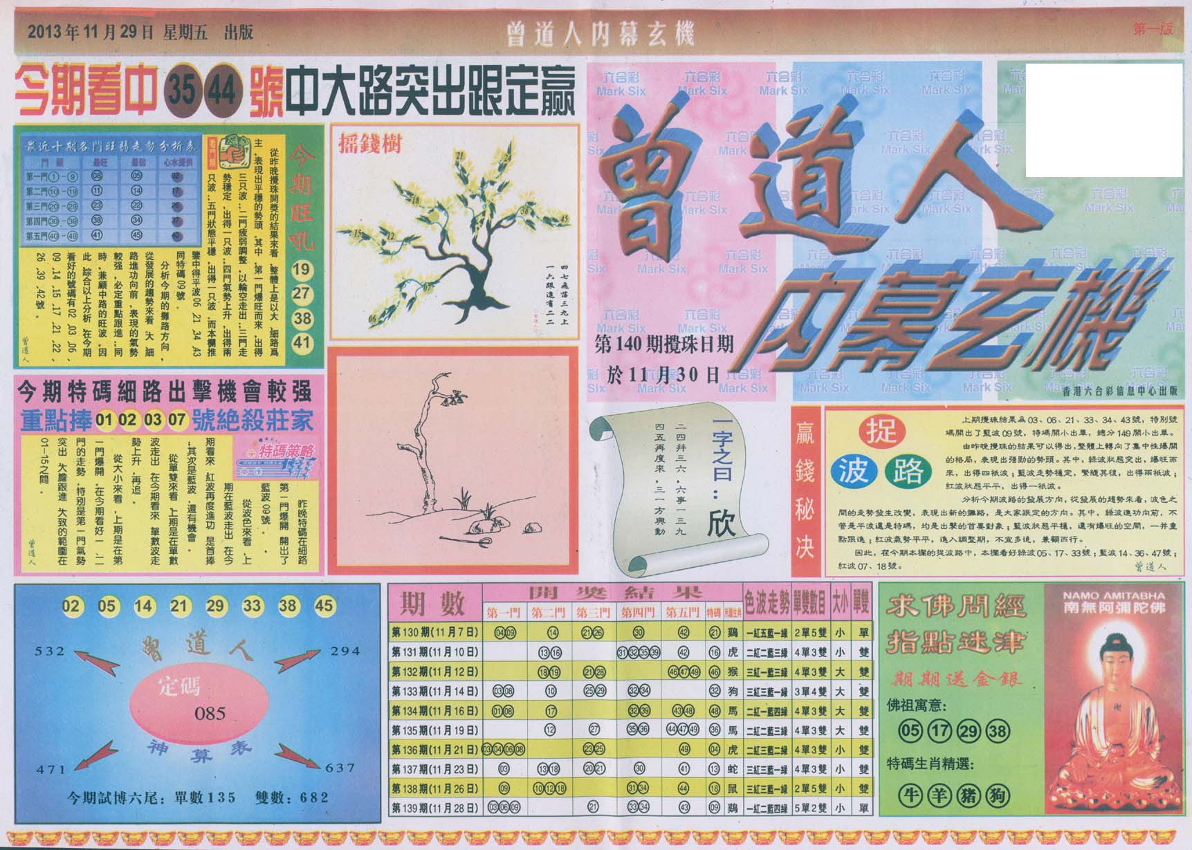 曾道人内幕玄机