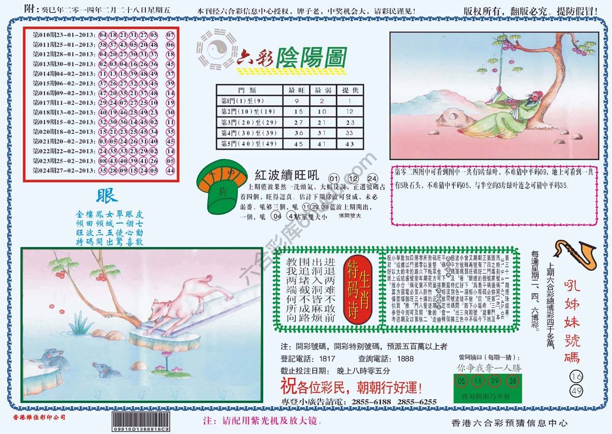 六彩阴阳图