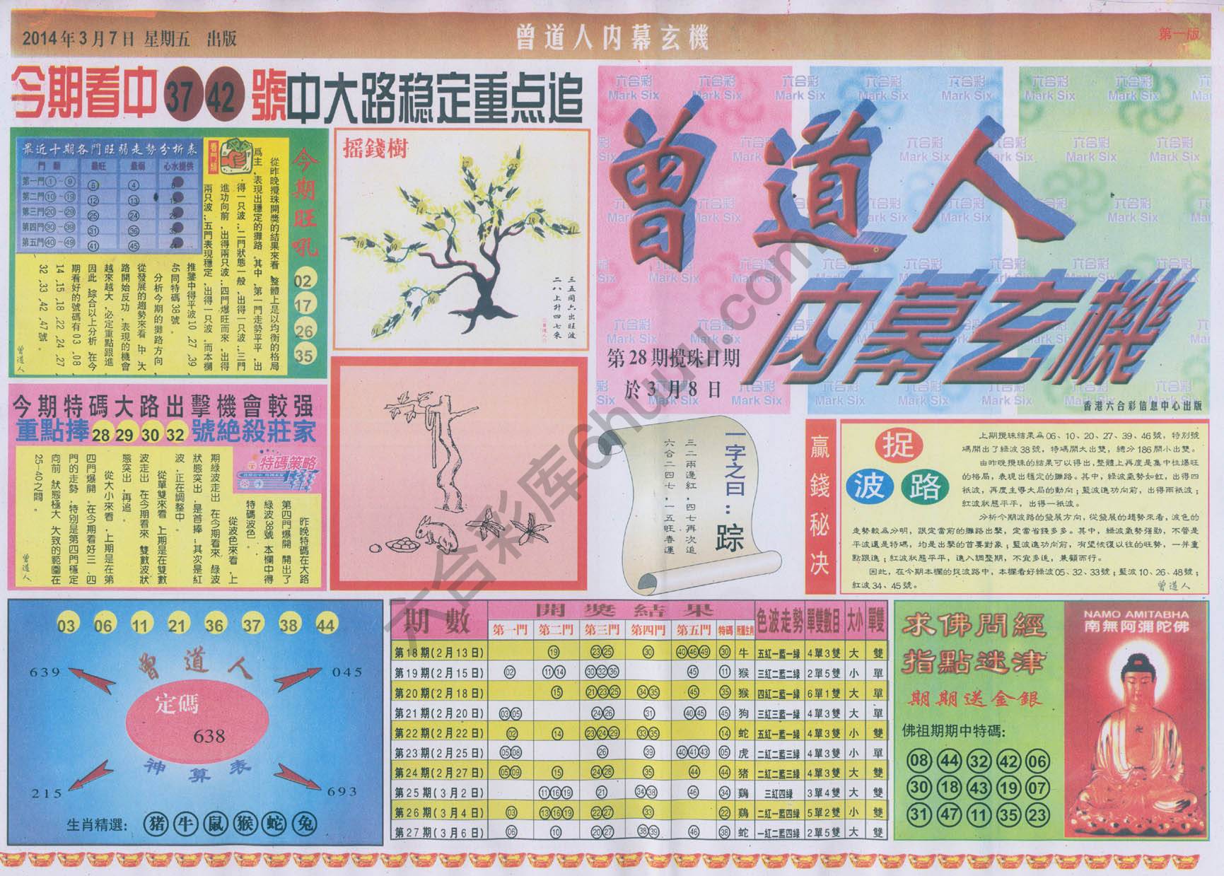 曾道人内幕玄机