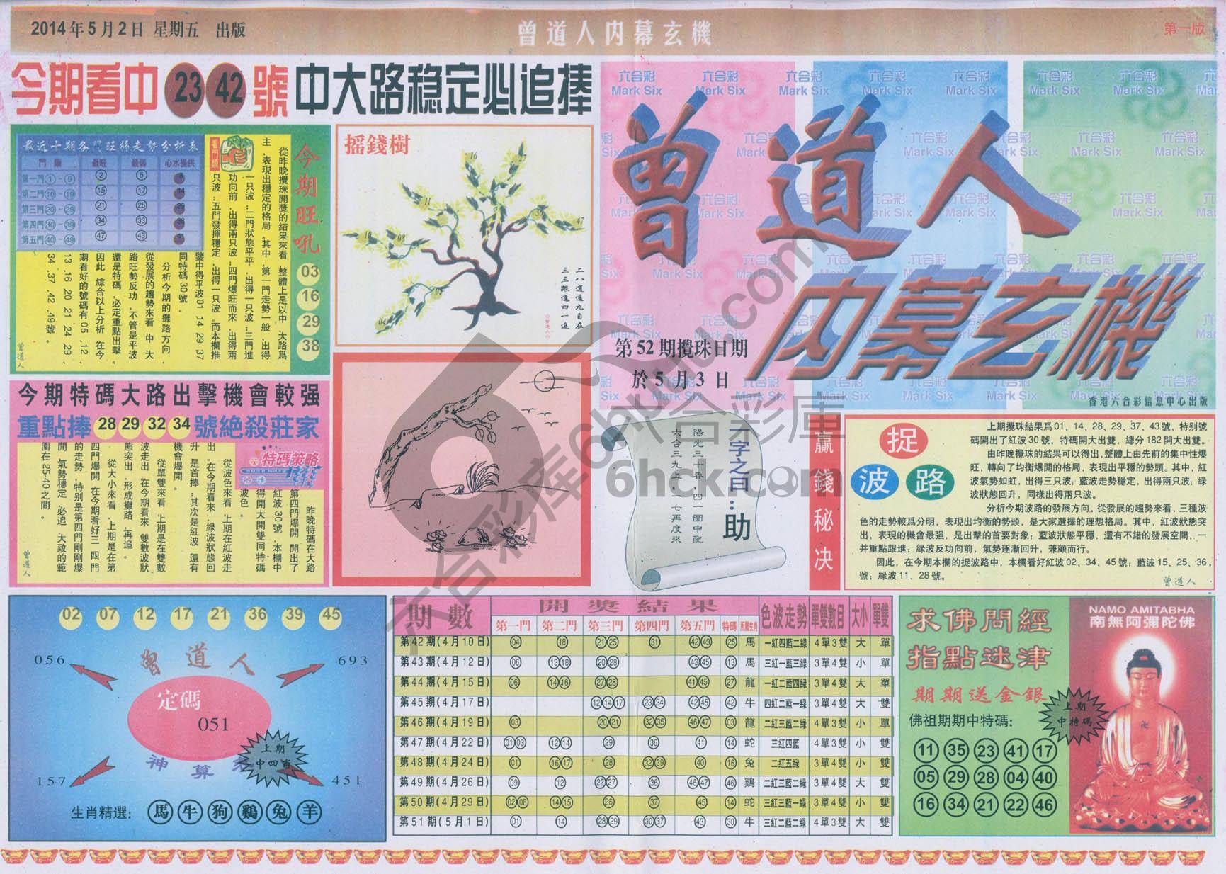 曾道人内幕玄机