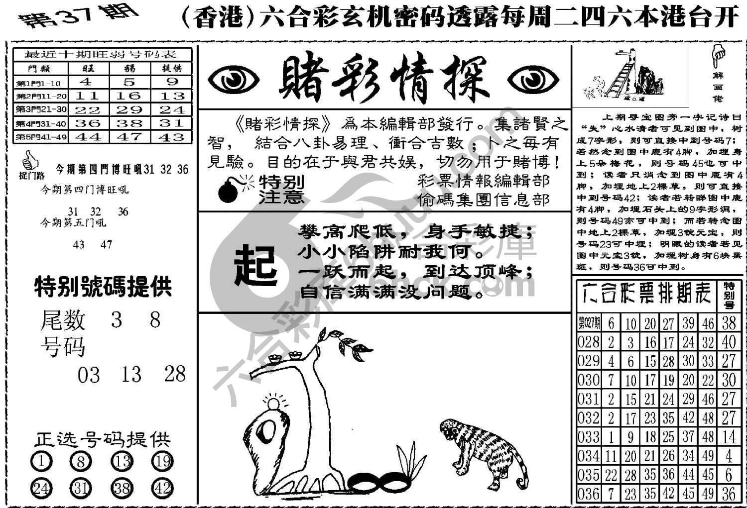 赌彩情探