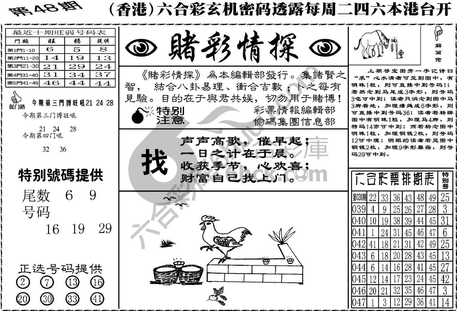 赌彩情探