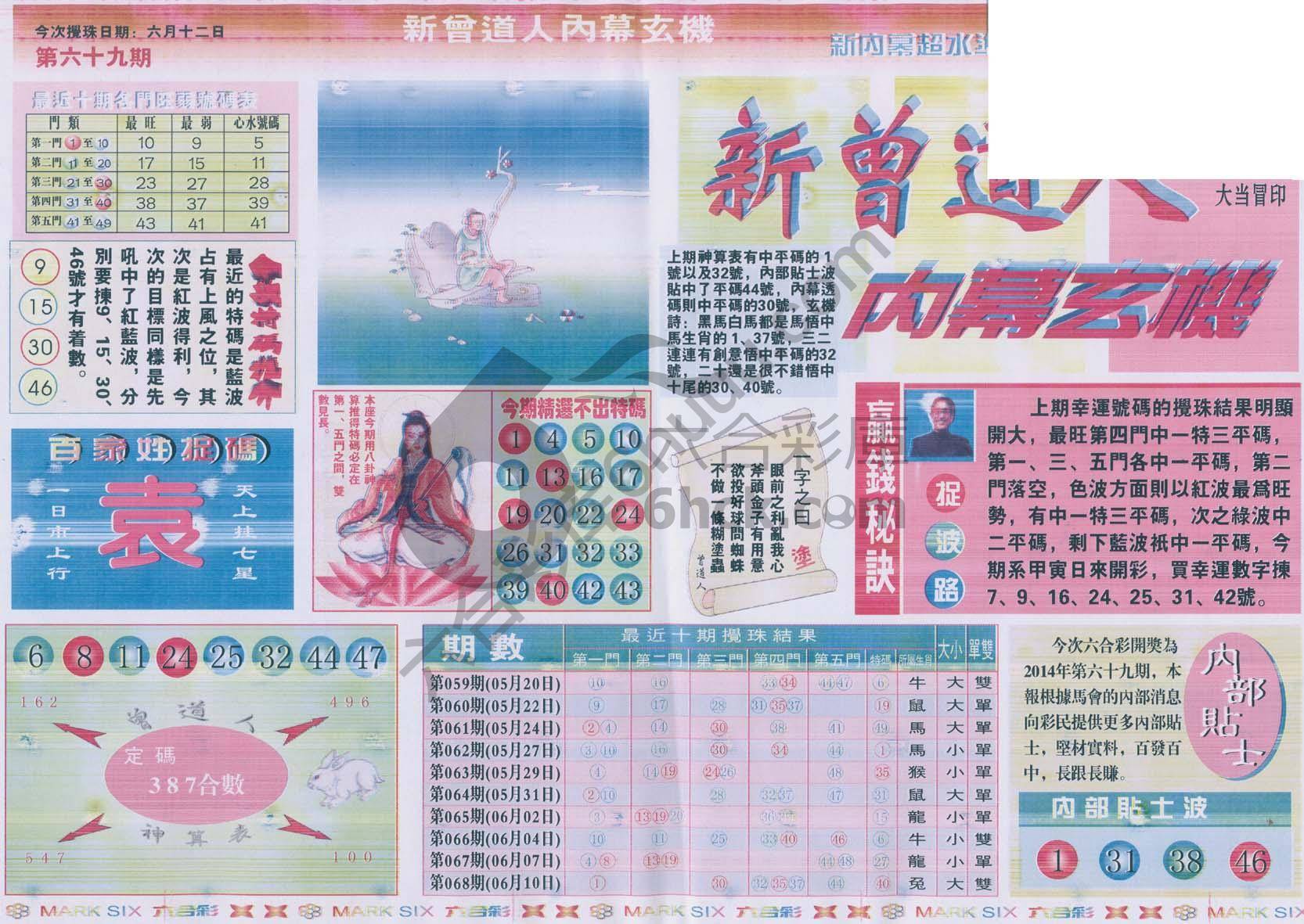 新曾道人内幕玄机