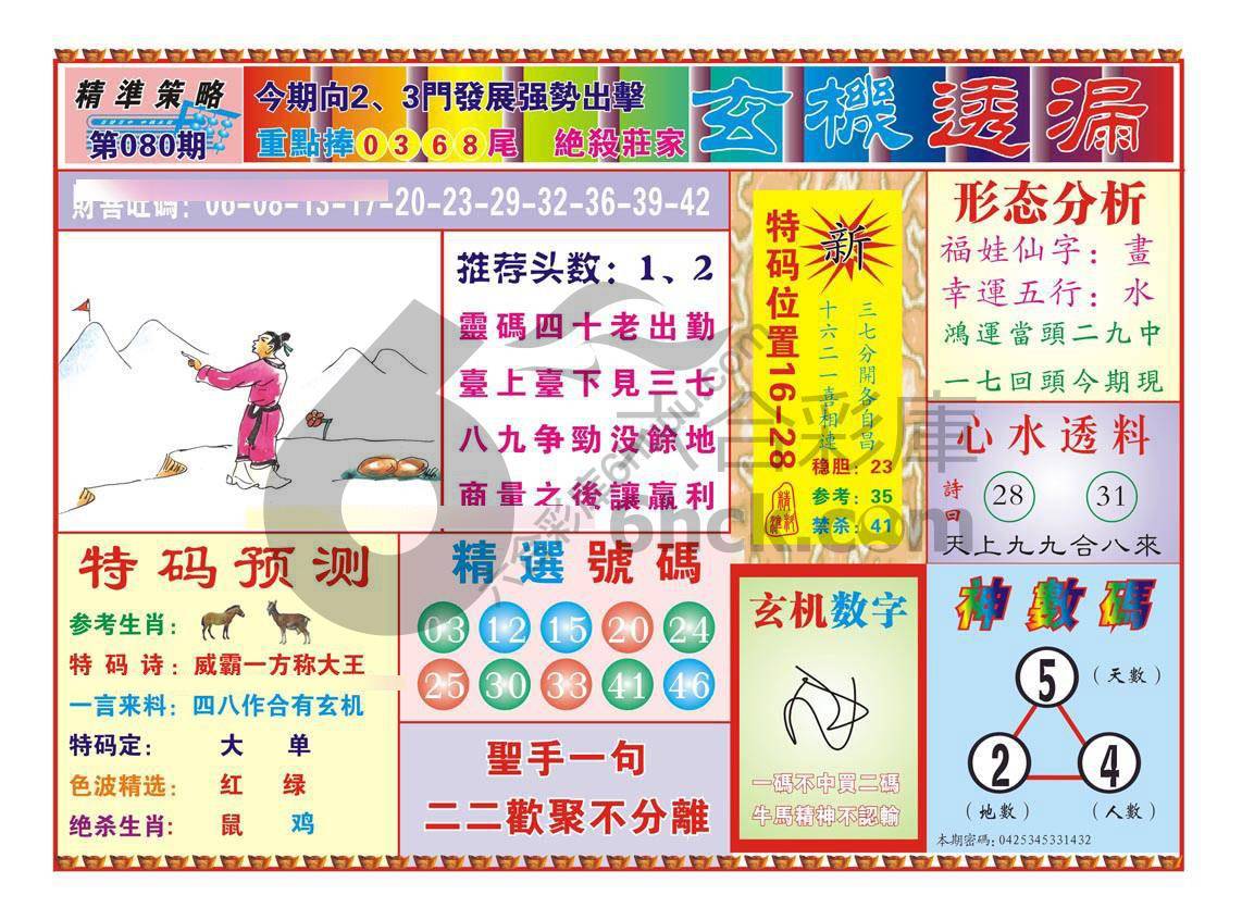 玄机透漏