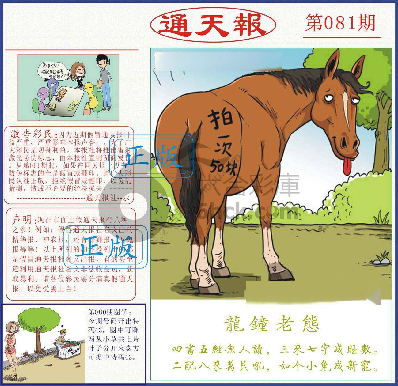 正版通天报