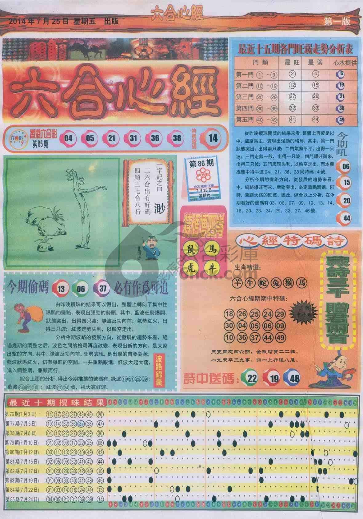 六合心经