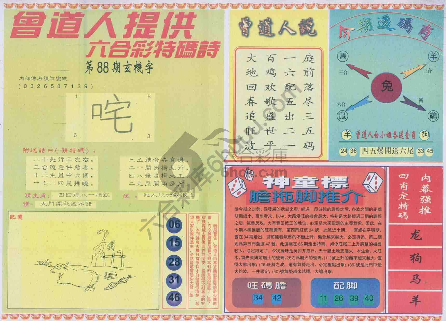 曾道人内幕玄机