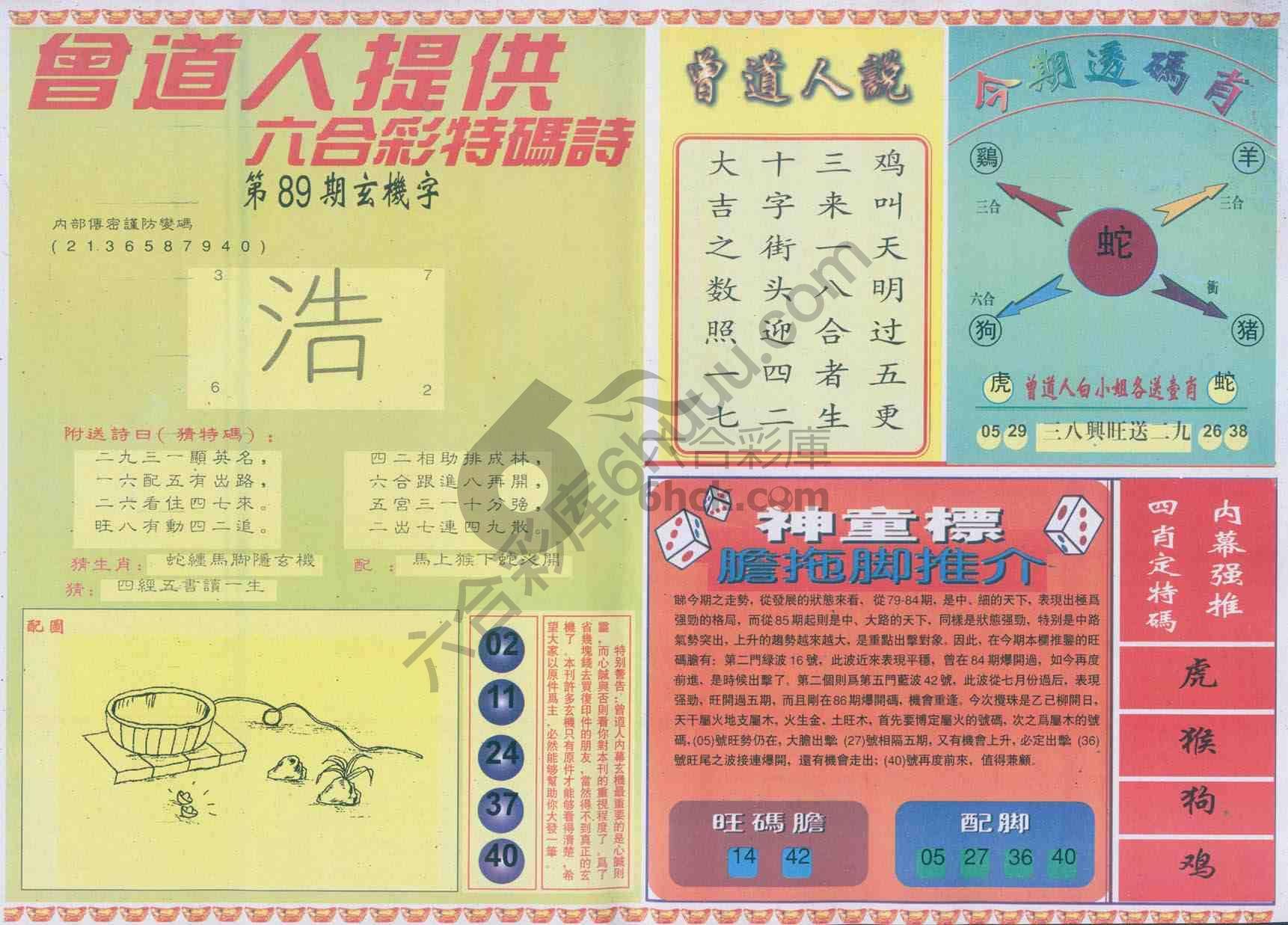 曾道人内幕玄机