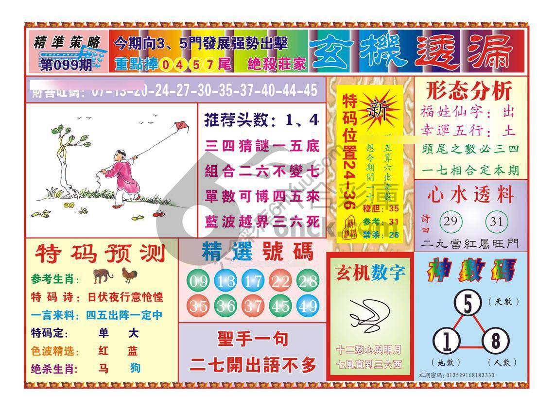 玄机透漏