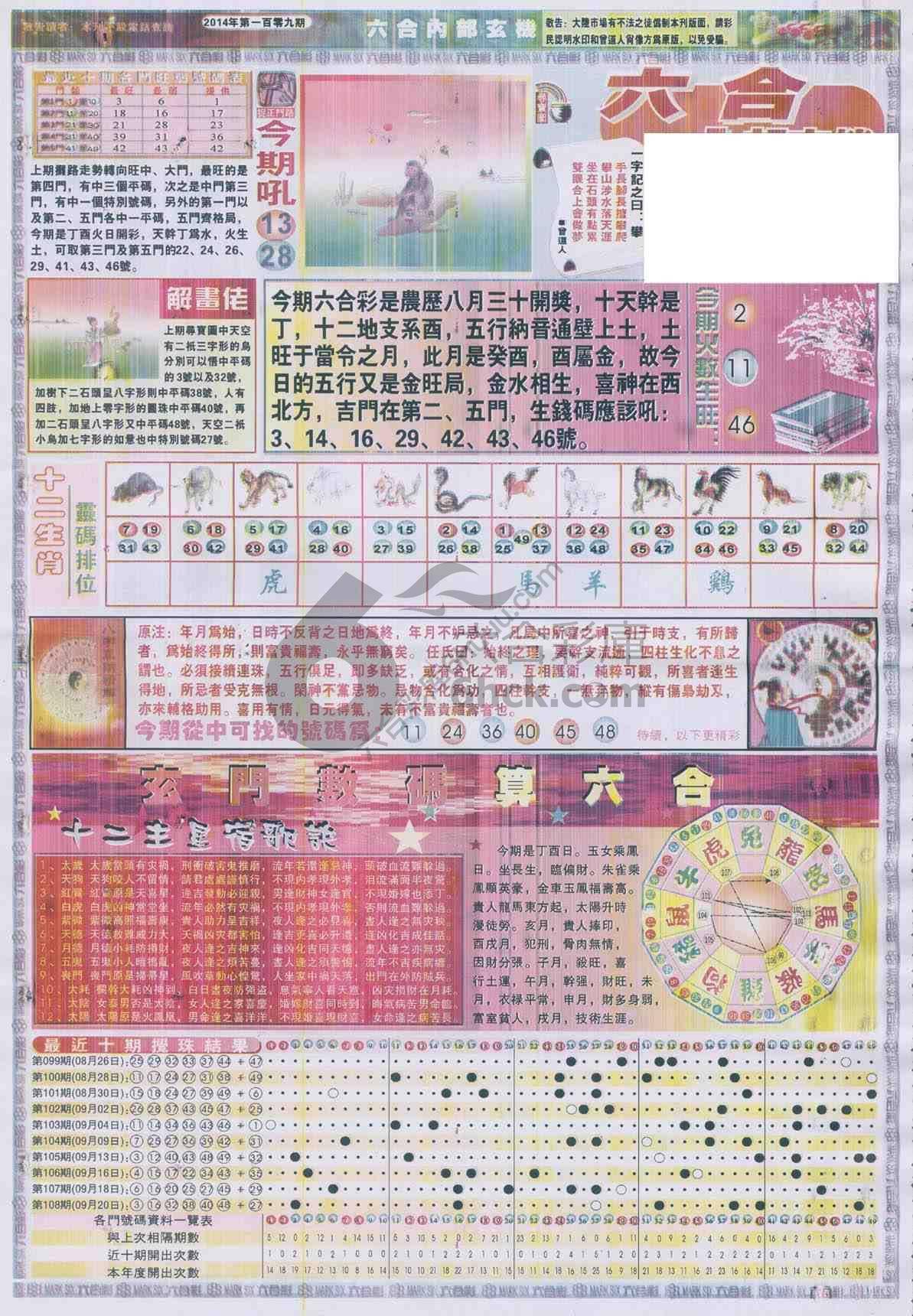 六合内部玄机