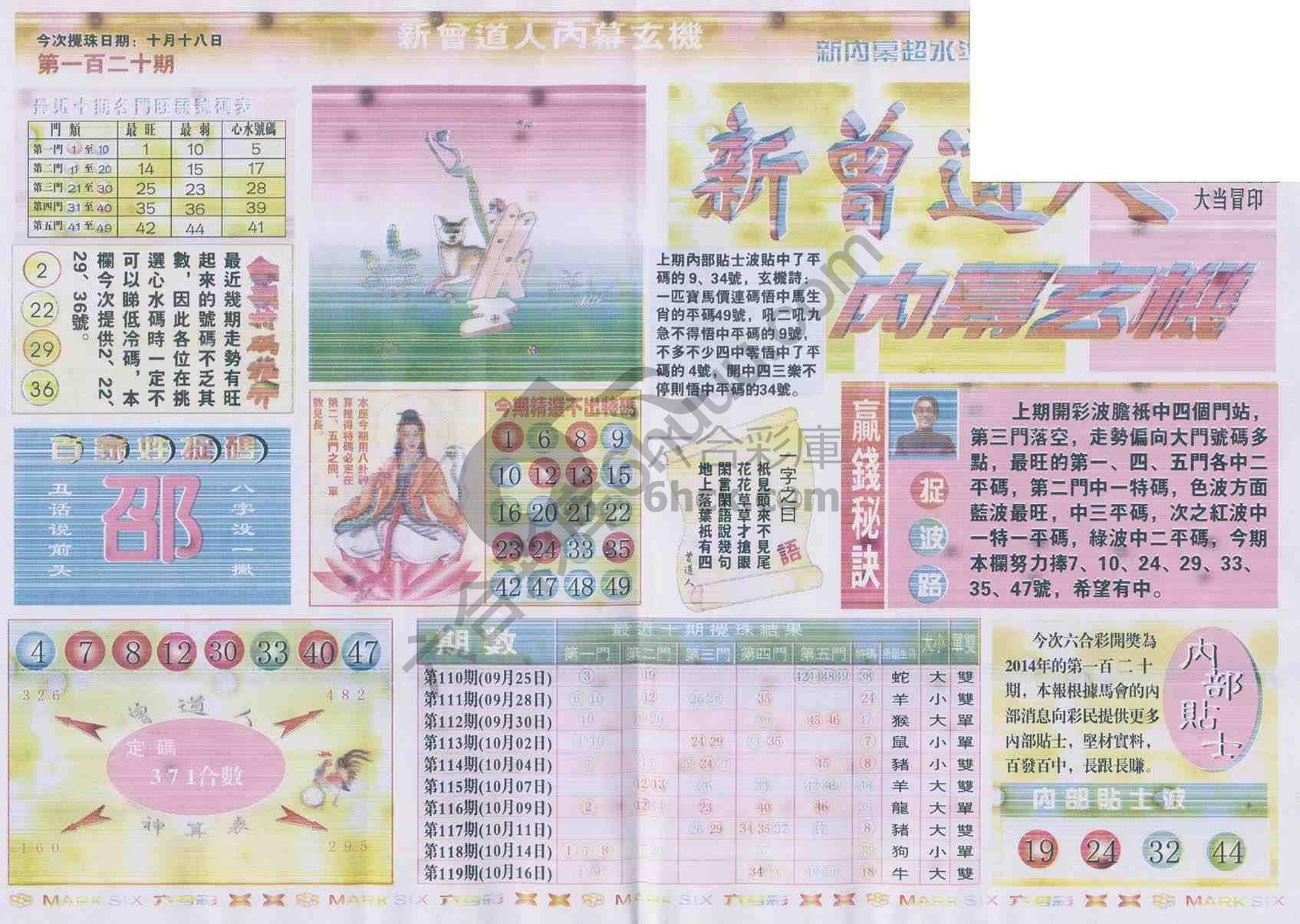 新曾道人内幕玄机
