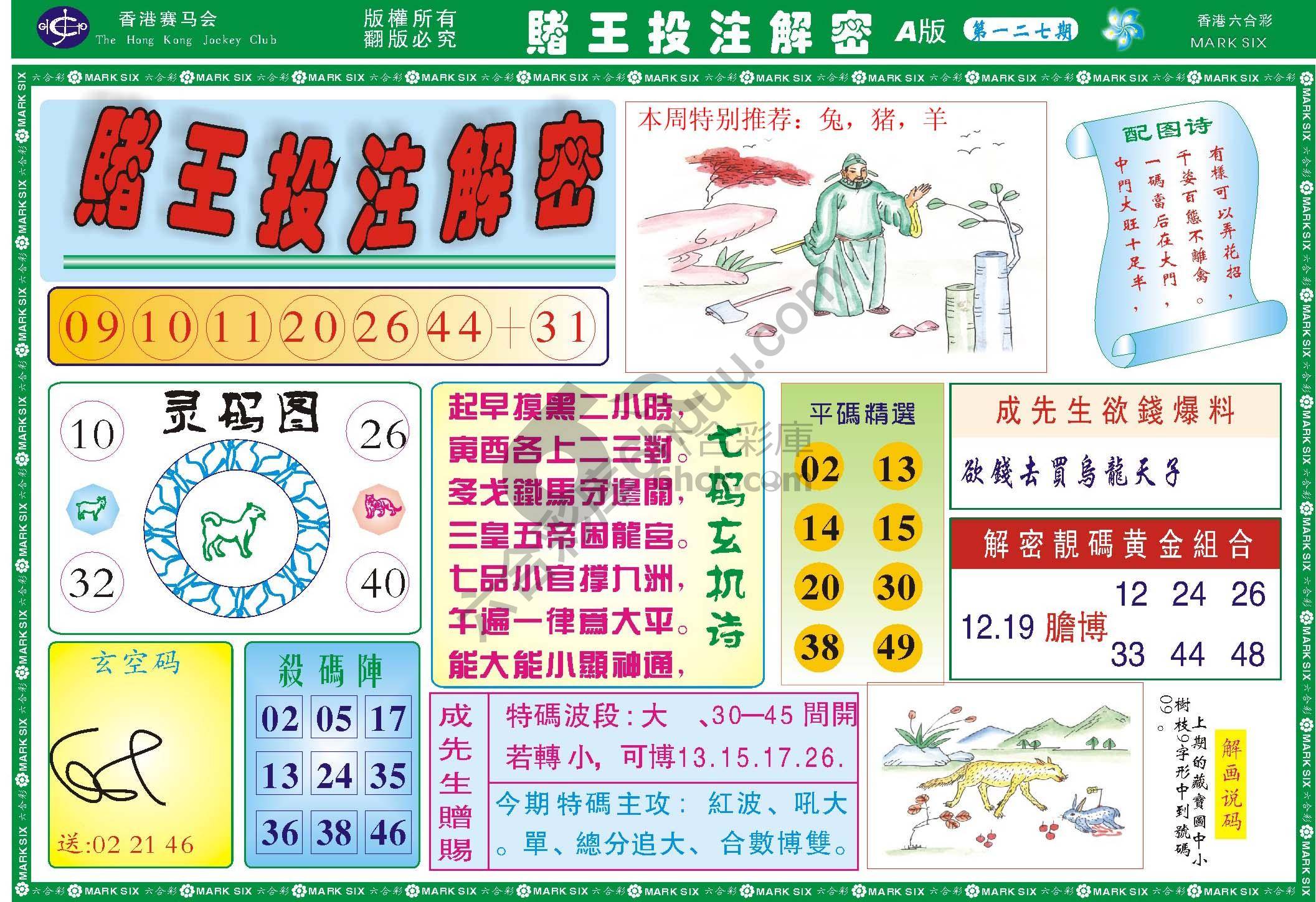 赌王投注解密