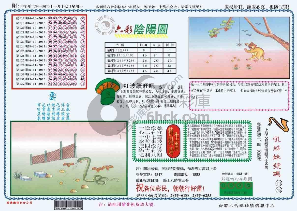 六彩阴阳图