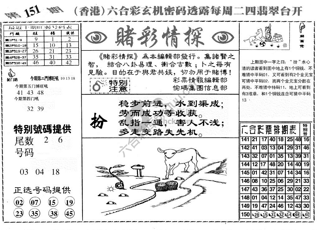 赌彩情探