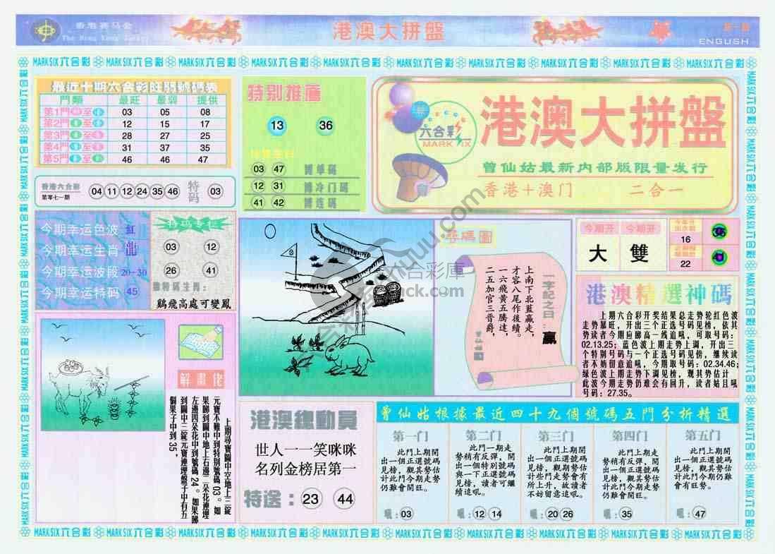 港澳大拼盘