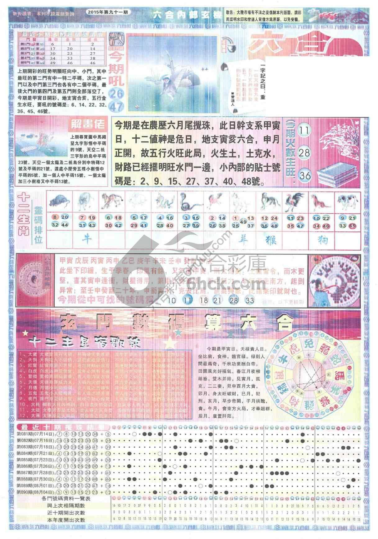 六合内部玄机