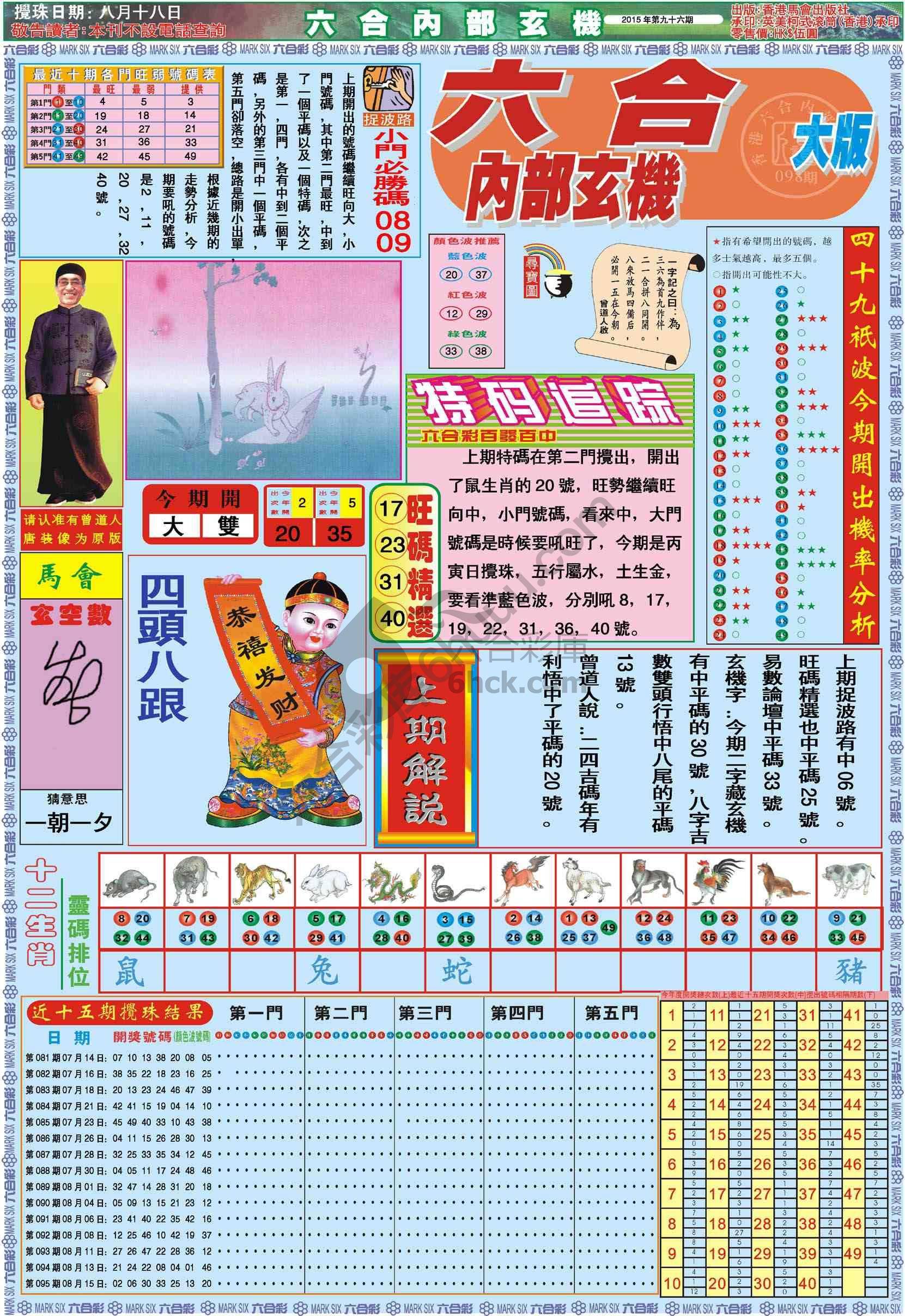 六合内部玄机