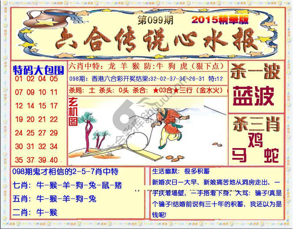 六合传说心水报