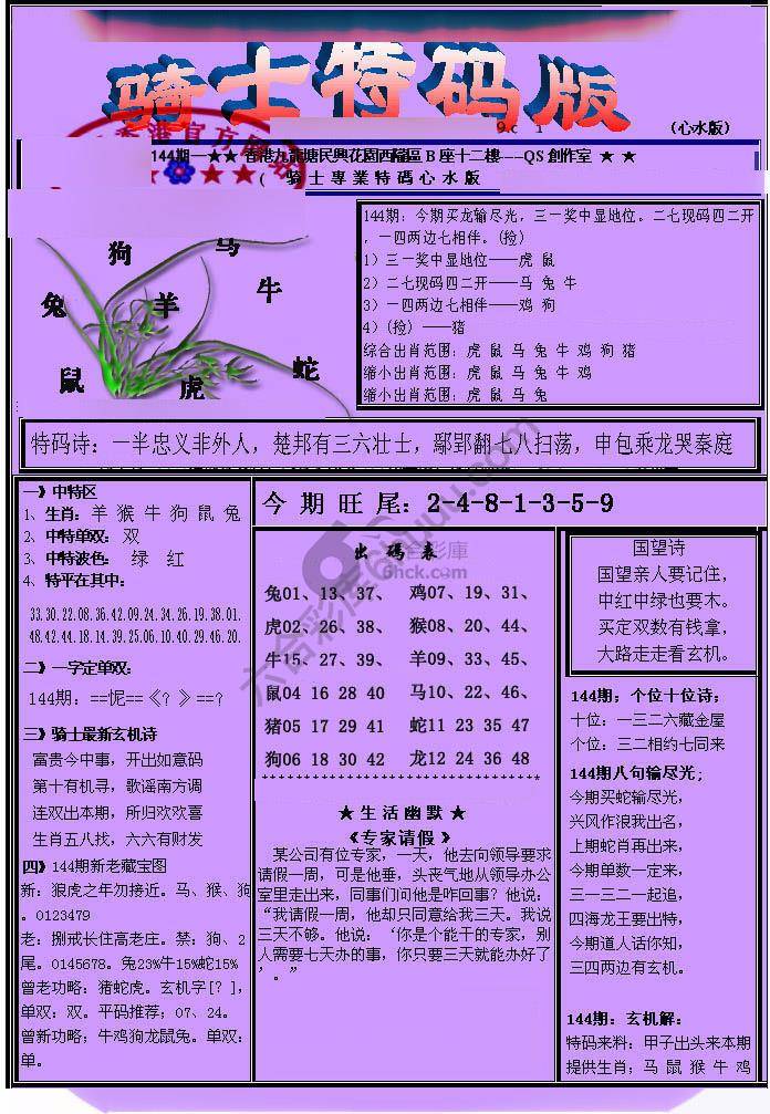 另类骑士特码版
