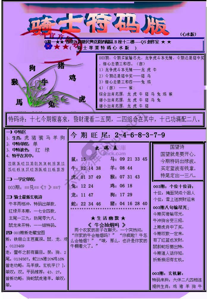 另类骑士特码版