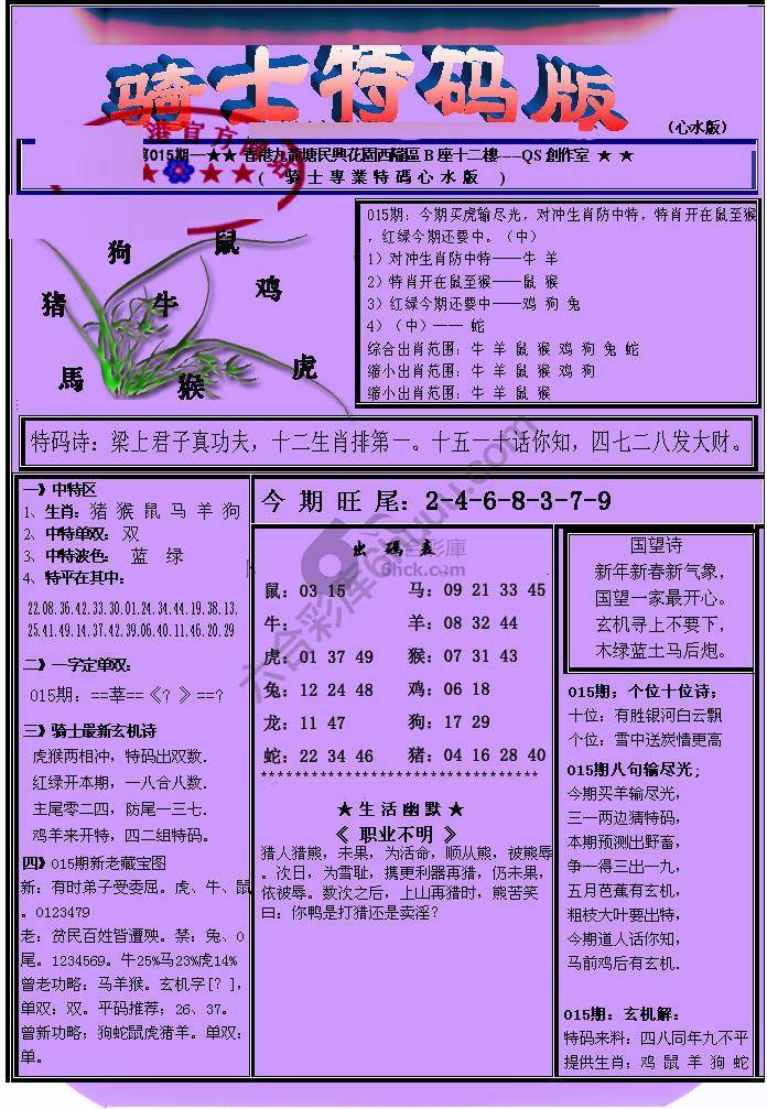 另类骑士特码版