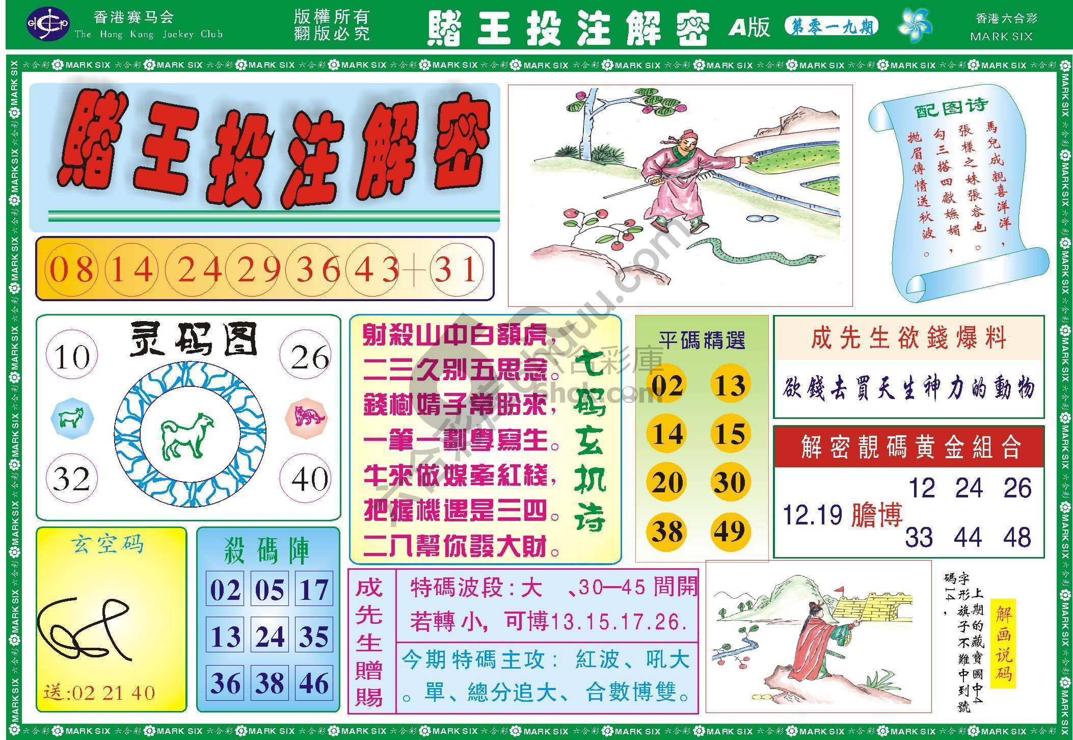 赌王投注解密