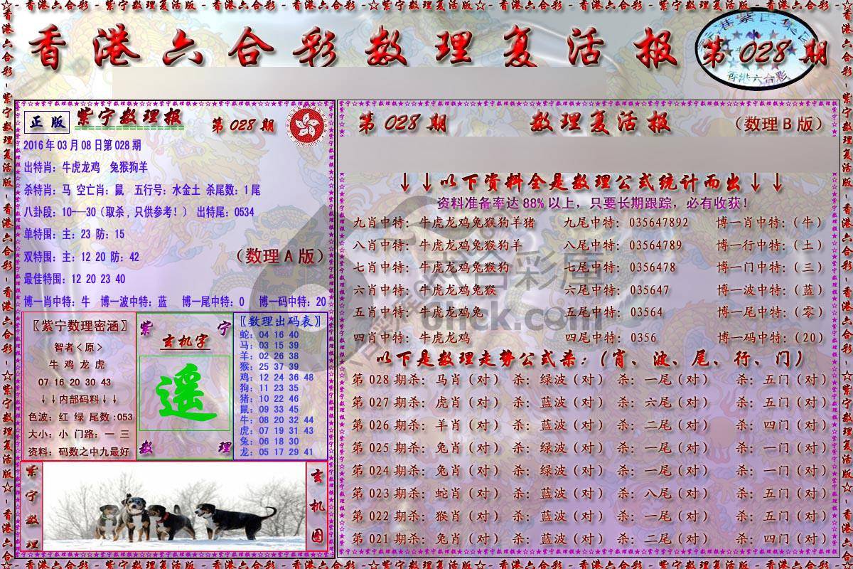 数理复活报