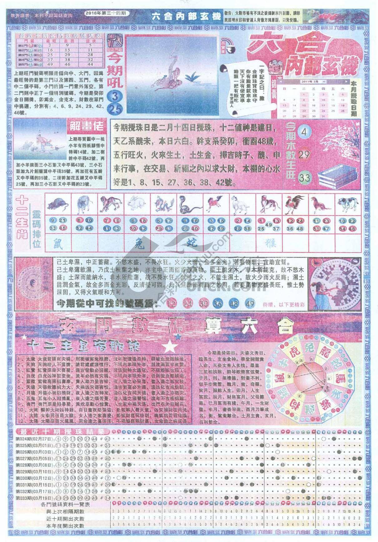 六合内部玄机