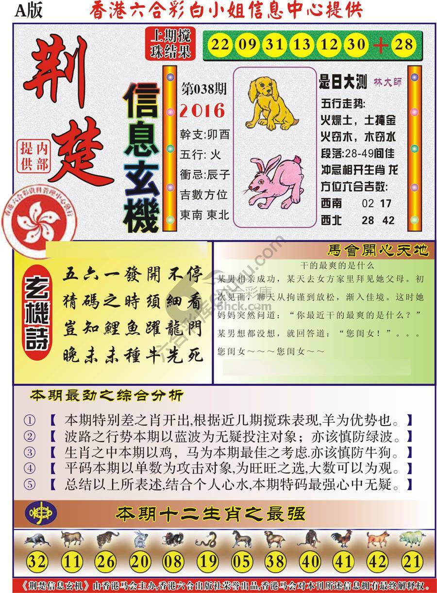 荆楚信息玄机