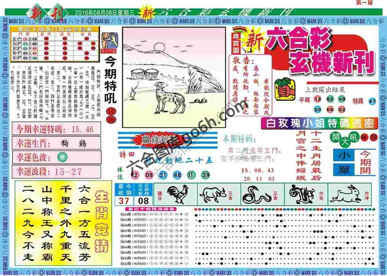 六合彩玄机新刊
