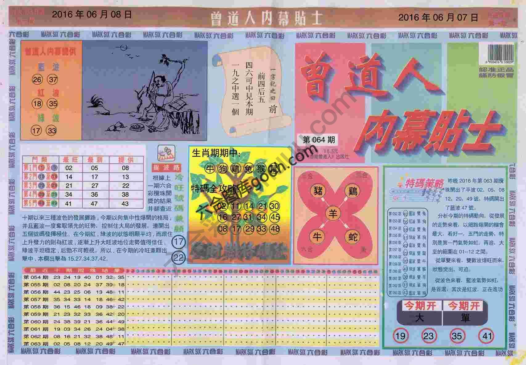 曾道人内幕贴士