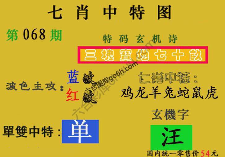 七肖中特图