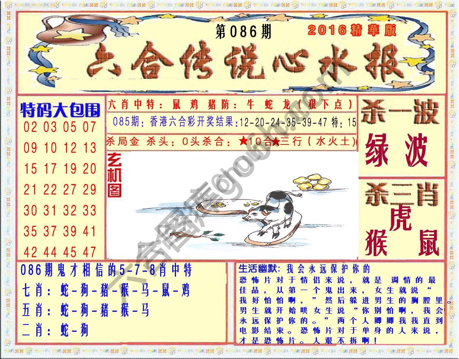六合传说心水报