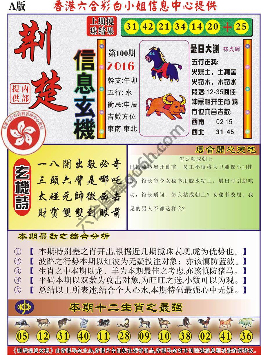 荆楚信息玄机