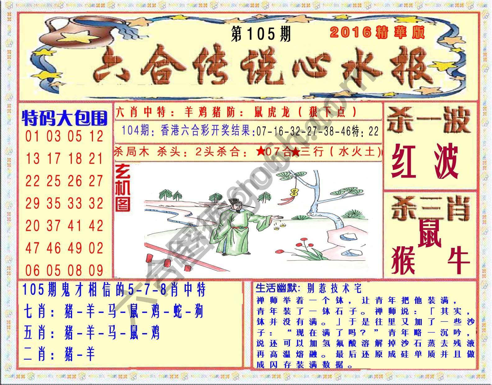 六合传说心水报