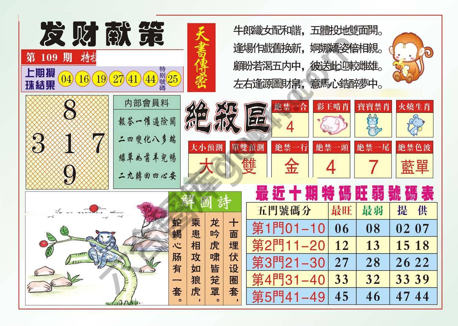 发财献策