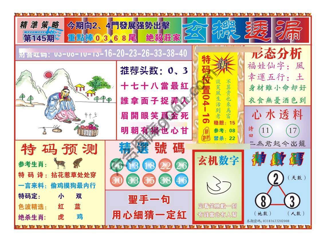 玄机透漏