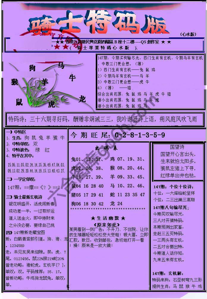 另类骑士特码版