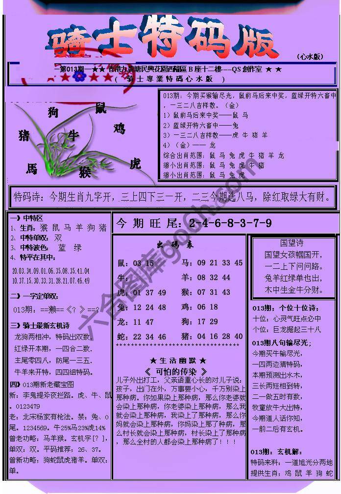 另类骑士特码版