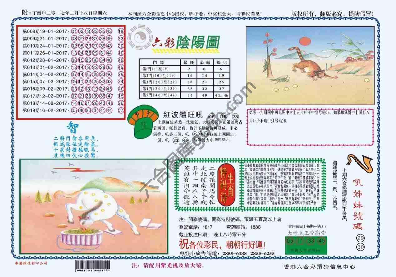 六彩阴阳图