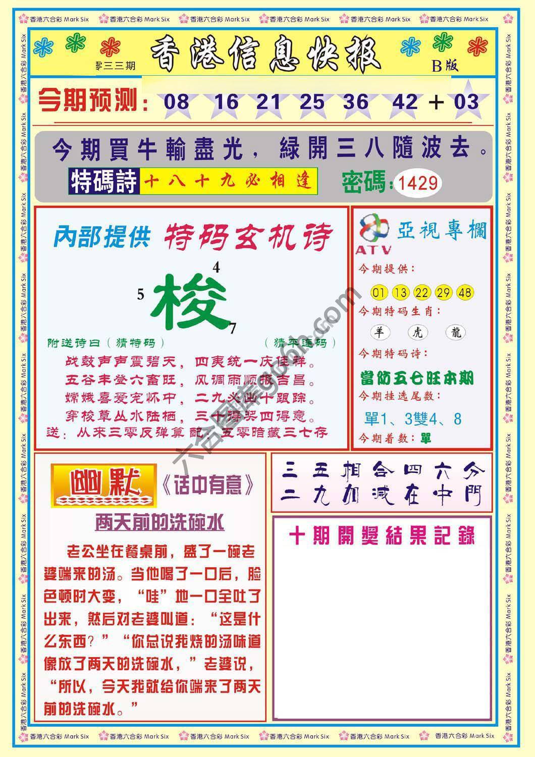 香港信息快报