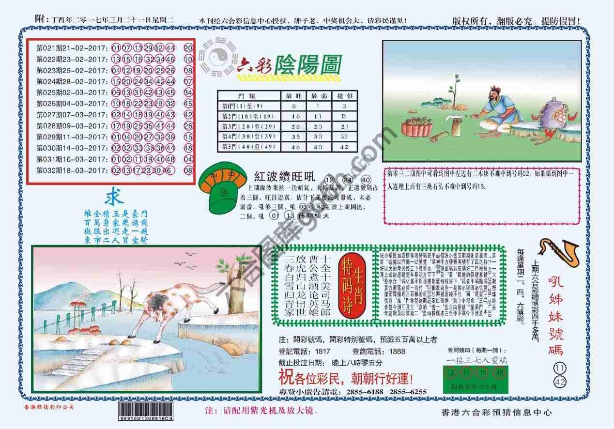 六彩阴阳图