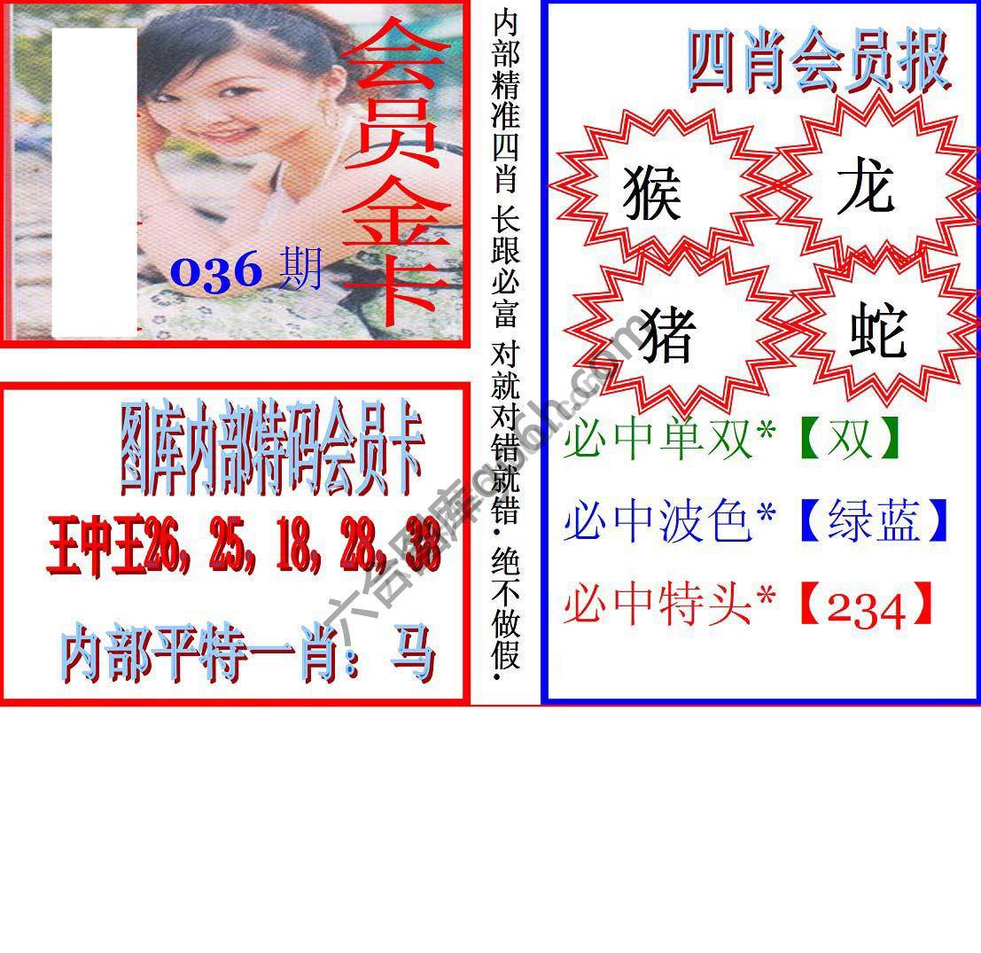 马经四肖会员报
