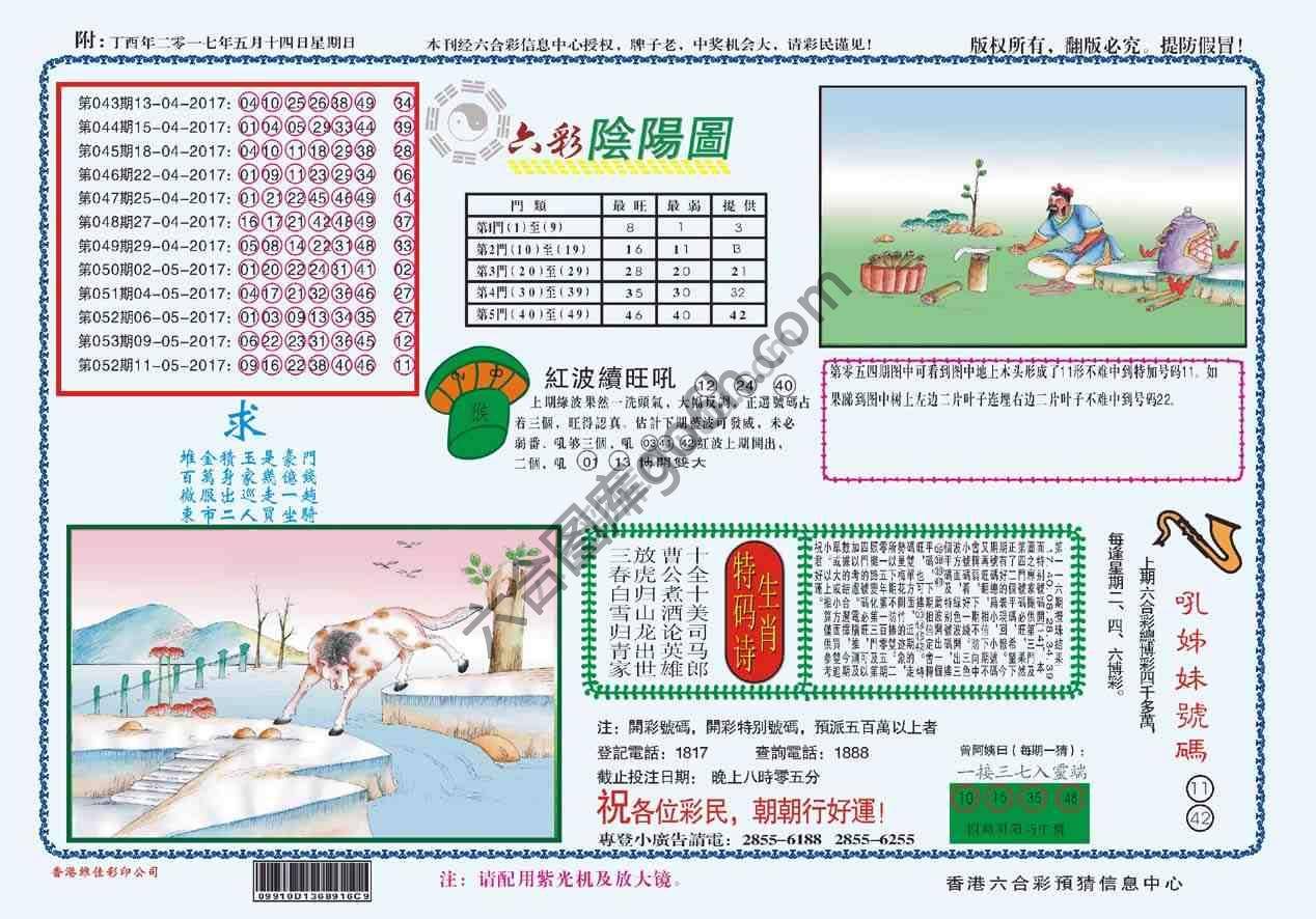 六彩阴阳图