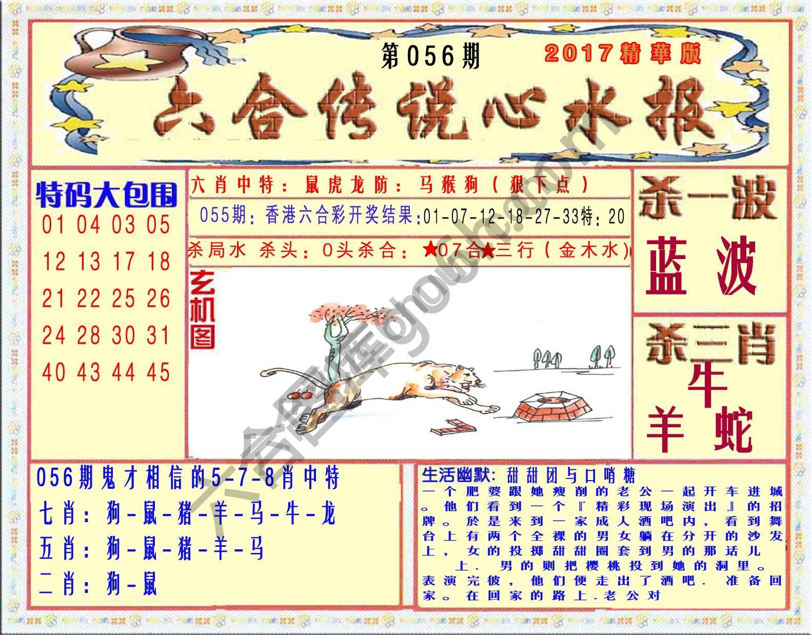 六合传说心水报