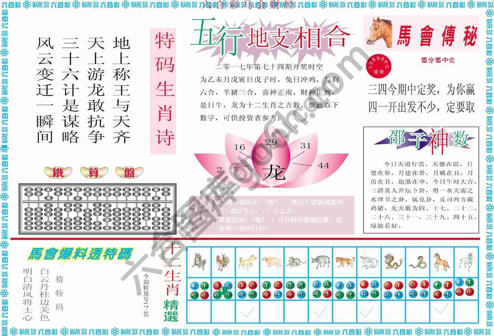 六合彩马会财经