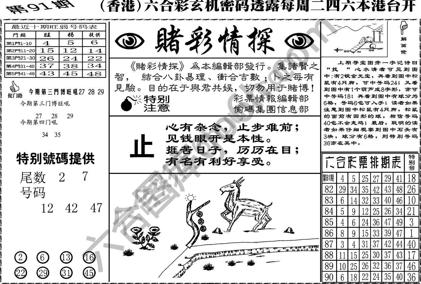 赌彩情探