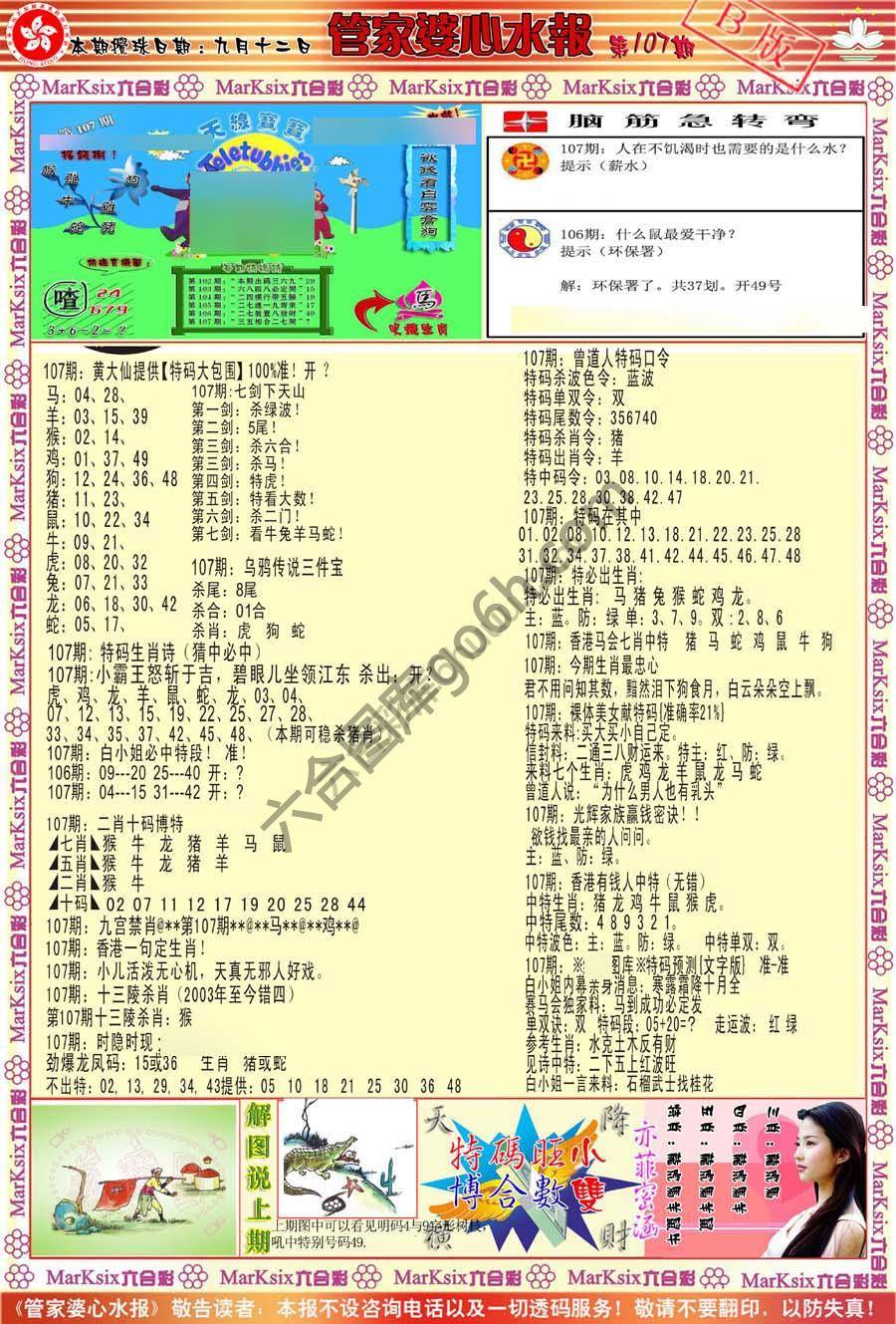 管家婆心水报