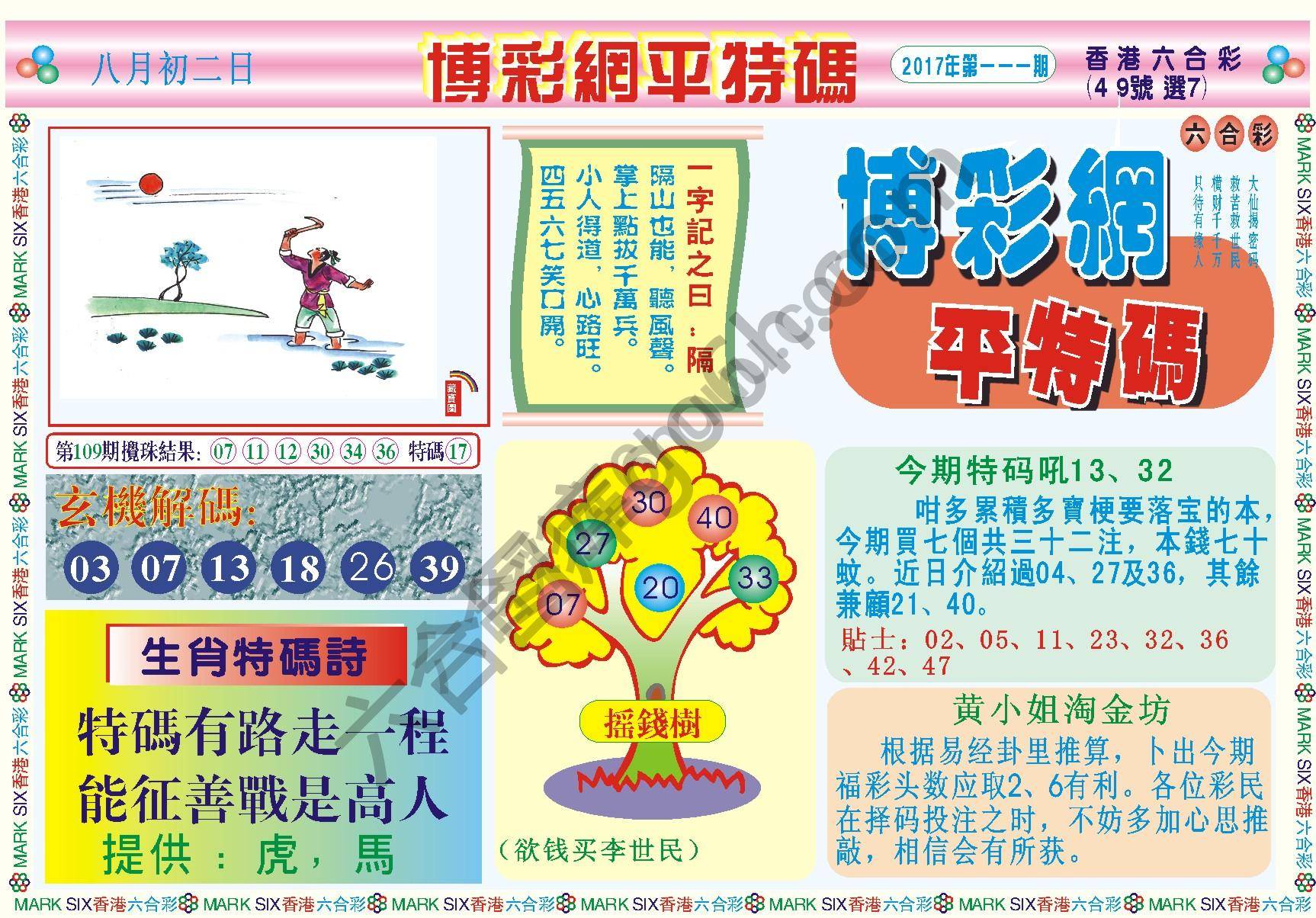 博彩网平特码